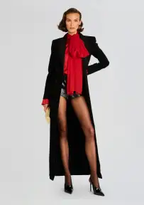 Suri Silk Blouse(Red,XXS)
