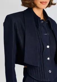 Clara Denim Blazer(Rinse,XXS)