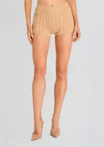 Molly Cable Knit Hot Short