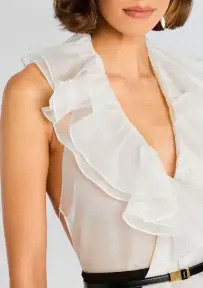 Emeline Top(White,XXS)