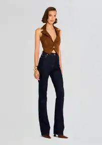 Josephine Suede Vest(Cinnamon,XXS)