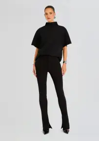 Jinn High Waisted Skinny Pant(Black,XXS)