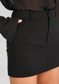 Lillith Mini Skirt(Black,XXS)