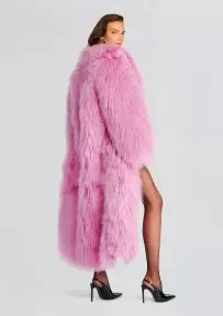 Regis Fur Coat(Light Rose,XXS)