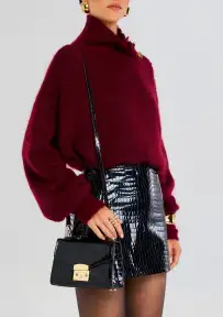 Renee Bag - Navy Croco