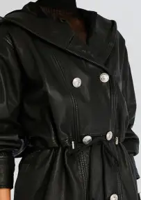 Saint Leather Jacket(Black,XXS)