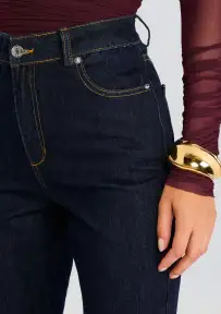 Ashton High Rise Slim Flare Jean(Rinse,23)