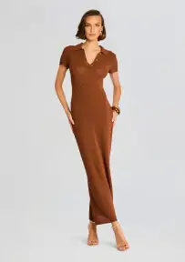 Beacon Knit Dress(Toffee,XXS)