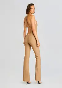 Cynthia Coated Denim Jumpsuit(Coated Tannin,XXS)
