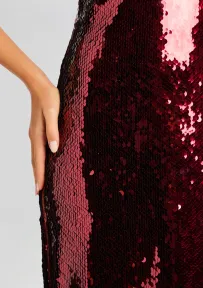 Bella Sequin Dress(Port,XXS)