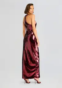 Bella Sequin Dress(Port,XXS)