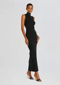 Envy Embellished Knit Dress(Black,XXS)