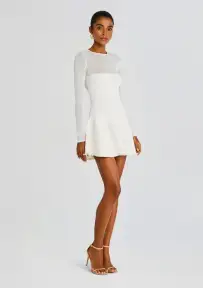 Joselyn Knit Mini Dress(Eggshell,XXS)