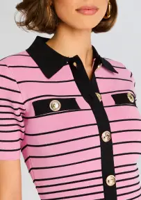 Kiersten Dress(Metallic Light Rose,XXS)