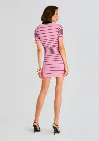 Kiersten Dress(Metallic Light Rose,XXS)