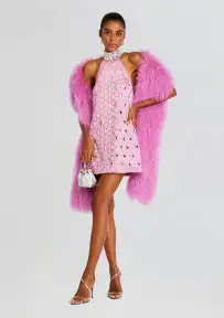 Shirley Crystal Dress(Light Rose,XXS)