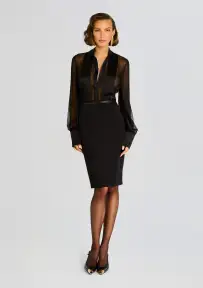 Liv Midi Skirt(Black,XXS)