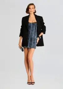 Trice Dress(Tangier/Black,XXS)