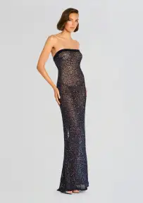 Villy Sequin Gown(Navy,XXS)