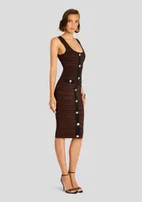 Weyla Knit Dress(Metallic Earth/Black,XXS)