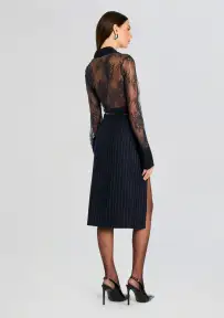 Armelle Lace Blouse(Navy,XXS)