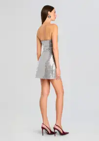 Crowne Sequin Dress(Plaid,XXS)