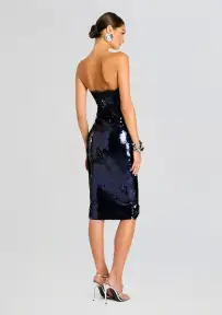 Ellen Sequin Dress(Navy,XXS)