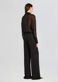 Lovelyn Chiffon Top(Black,XXS)