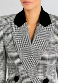 Lucina Blazer(Black/White,XXS)