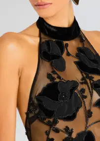 Shirin Bodysuit(Black,XXS)