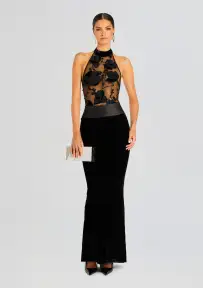 Shirin Bodysuit(Black,XXS)