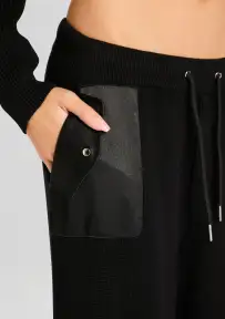 Daph Knit Cargo Pant(Black,XXS)