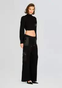 Daph Knit Cargo Pant(Black,XXS)