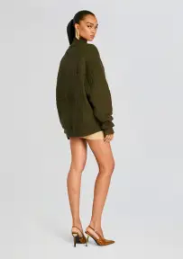 Levi Knit Puffer(Hunter Green,XXS)