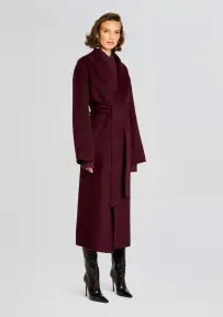 Mavis Wool Coat(Merlot,XS/S)