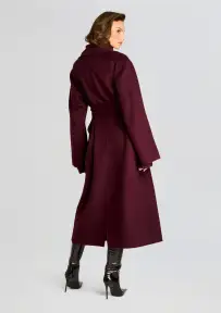 Mavis Wool Coat(Merlot,XS/S)