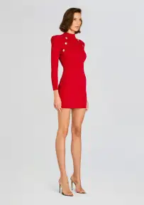 Aislinn Dress(Fiery Red,XXS)