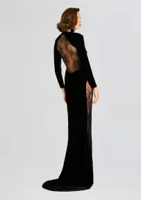 Amor Velvet Dress(Black,XXS)