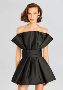 Annette Dress(Black/White,XXS)
