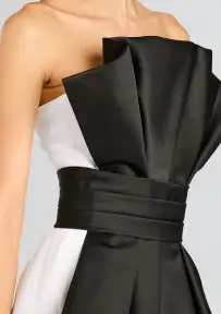 Annette Dress(Black/White,XXS)