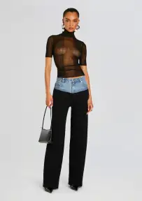 Chani Pant(Black/River,XXS)