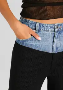 Chani Pant(Black/River,XXS)