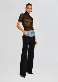 Chani Pant(Black/River,XXS)