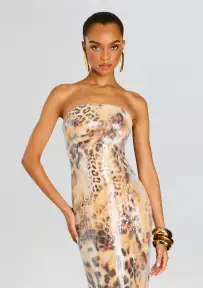 Ember Sequin Dress(Vintage Cheetah,XXS)