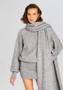 Isabeau Sweater Dress(Cloud,XXS)