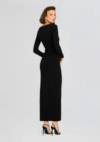 Raelle Embellished Knit Dress(Black,XXS)