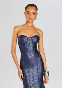Verity Knit Dress(Navy,XXS)
