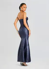 Verity Knit Dress(Navy,XXS)