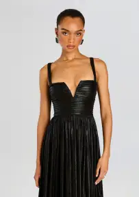 Yvonne Dress(Metallic Black,XXS)