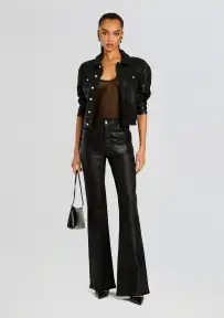 Yara Pant(Liquid Black,23)